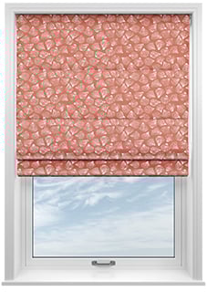 Sandbank, Orange Reef - Motorised Roman Blind